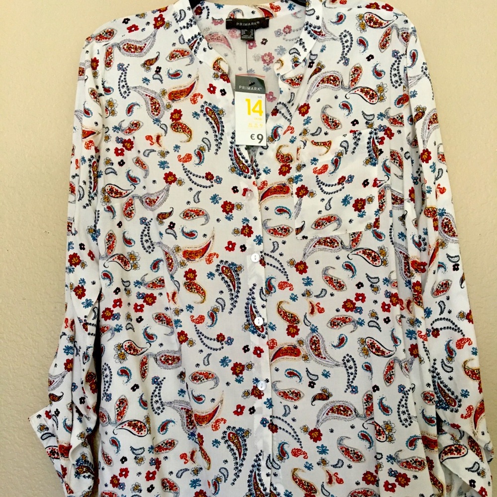 Primark long sleeved blouse